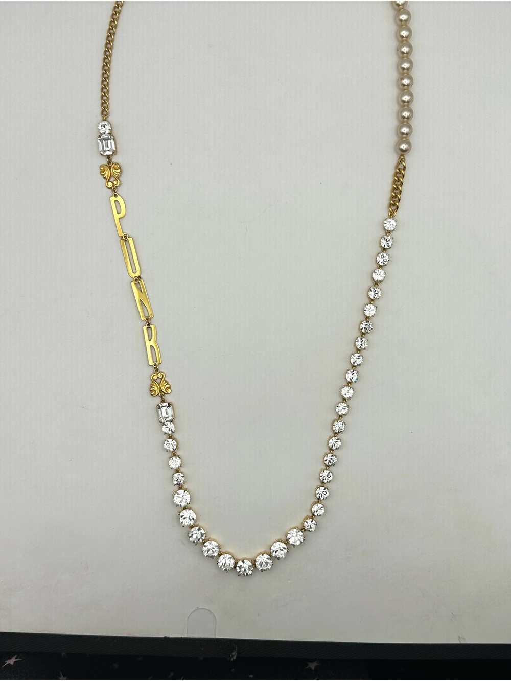 Tom Binns Signature Asymmetrical PUNK Statement Necklace - Picture 7 of 14